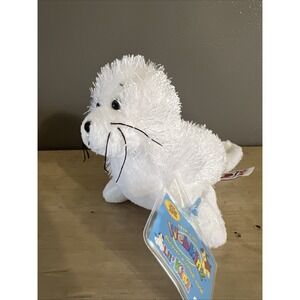 HS023 LIL KINZ SEAL WHITE GANZ Webkins Plush Stuffed Animal Sealed Code NWT